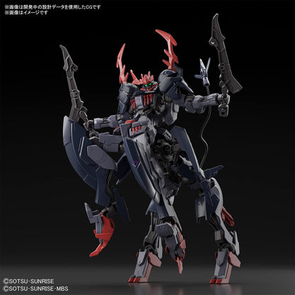 bandai spirits hg gundam breaker batlog gundam barbatauros 1/144 scale color-coded plastic model 199634