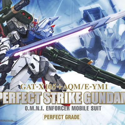pg mobile suit gundam seed perfect strike gundam 1/60 scale color-coded plastic model