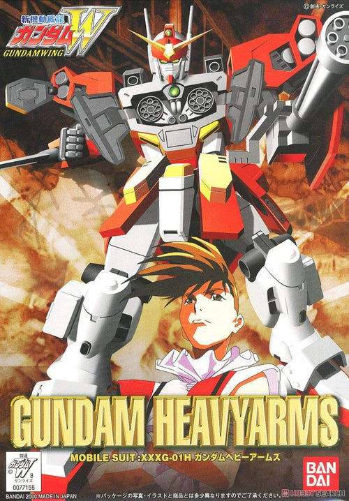 bandai mobile suit gundam wing (figure ver.) 04 xxxg-01h gundam heavy arms 1/144 [gundam model kits]
