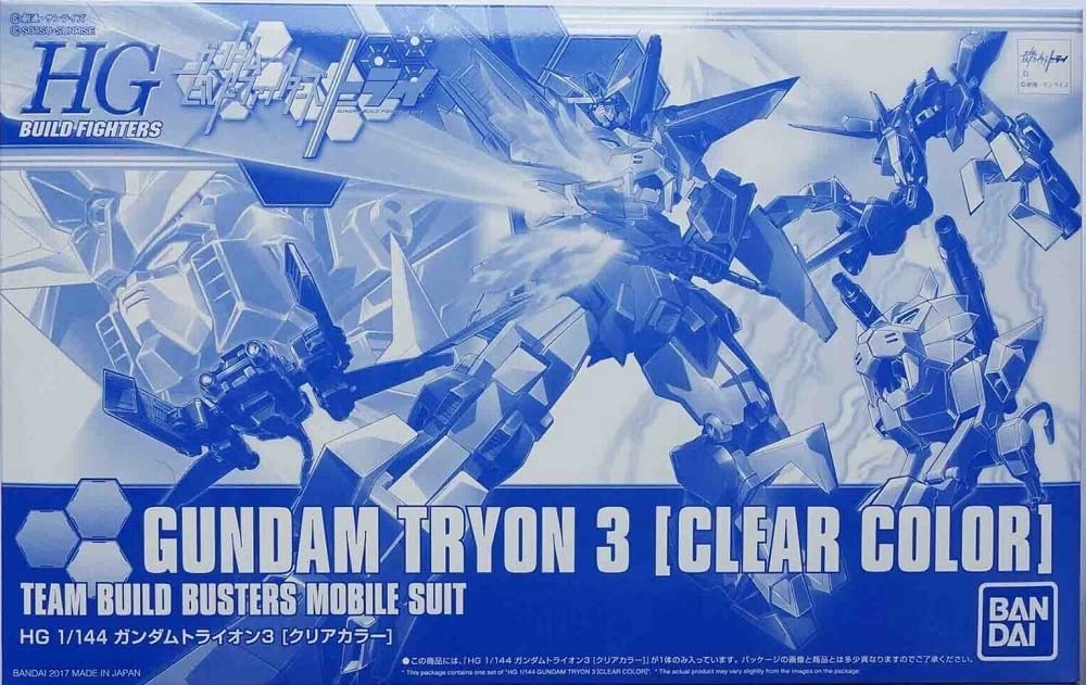Bandai 1/144 Gundam Tryon 3 Clear Color Ver. HGBF "Gundam Build Fighters Try" Event Limited