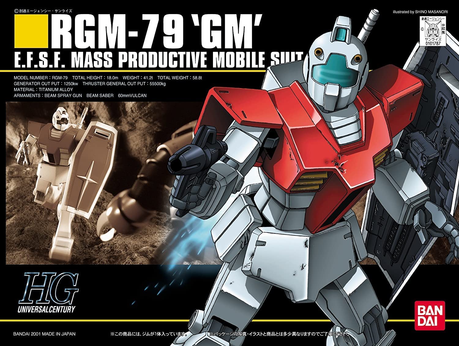HGUC 1/144 RGM-79 Jim (Mobile Suit Gundam)