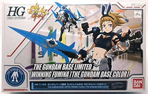 hgbf 1/144 gundam base limited uiningu fumina [gundam base color] gundam build fighters try