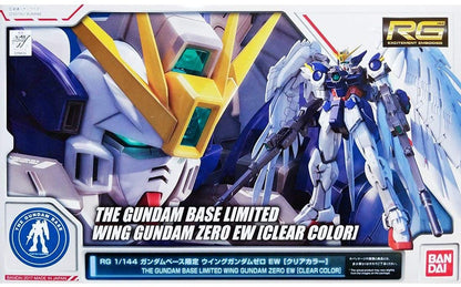 rg 1/144 gundam base limited wing gundam zero ew [clear color]