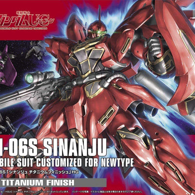HGUC Mobile Suit Gundam UC MSN-06S Sinanju Titanium Finish 1/144 Scale