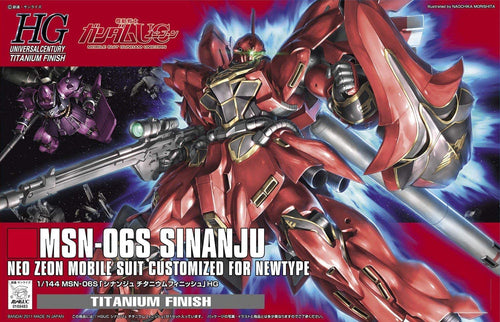 HGUC Mobile Suit Gundam UC MSN-06S Sinanju Titanium Finish 1/144 Scale