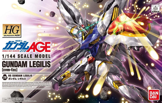 hg mobile suit gundam age xvm-fzc gundam regils 1/144 scale color-coded plastic model