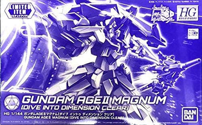 [event limited] hgbd 1/144 gundam ageii magnum [dive into dimension clear] gundam build divers