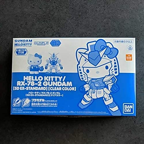 hello kitty / rx-78-2 gundam [sd ex-standard] [clear color]