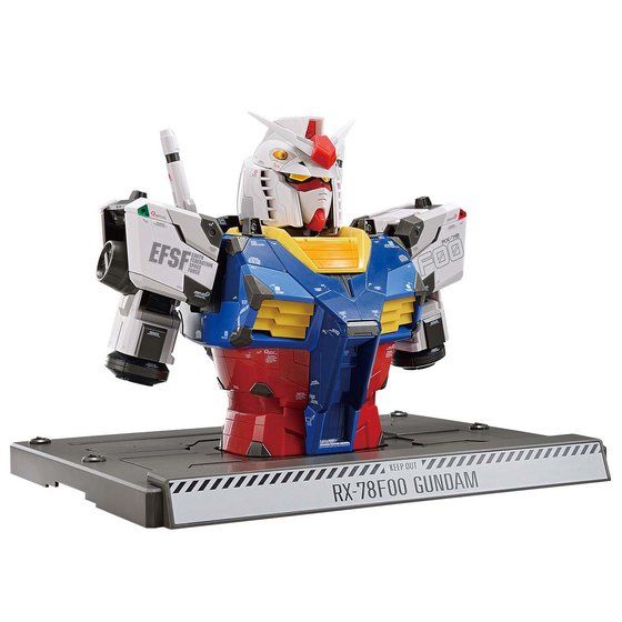 Gundam Factory Yokohama 1/48 RX-78F00 Gundam Bust Model - Bandai