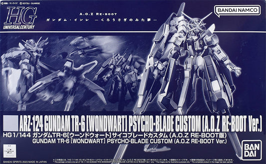HG 1/144 Gundam TR-6 [Woundwort] Psycho Blade Custom (A.O.Z RE-BOOT version) Premium Bandai
