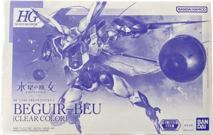 Gundam Base Limited BANDAI SPIRITS HG Beguir-beu Clear Color Mobile Suit Gundam Witch of Mercury PROLOGUE 1/144 Scale