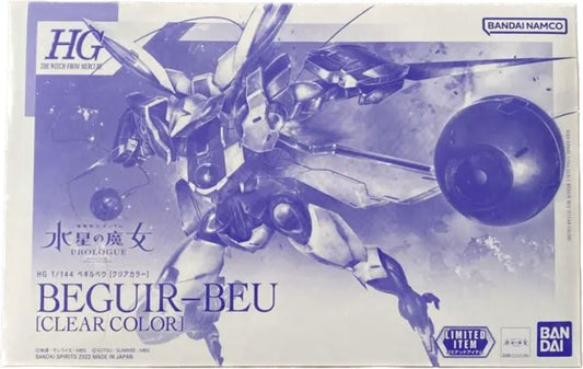 Gundam Base Limited BANDAI SPIRITS HG Beguir-beu Clear Color Mobile Suit Gundam Witch of Mercury PROLOGUE 1/144 Scale