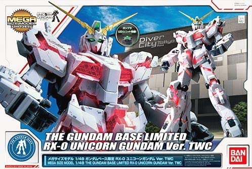 mega size model 1/48 gundam base limited rx-0 unicorn gundam ver.twc