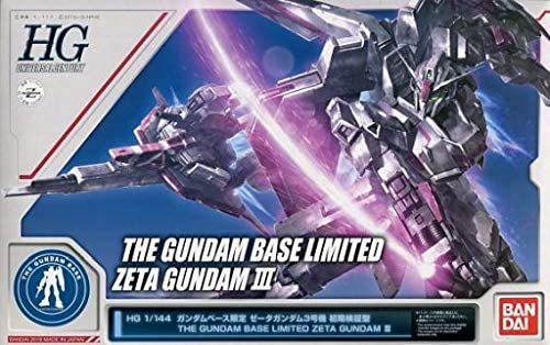 hg 1/144 gundam base limited zeta gundam unit 3 initial verification type