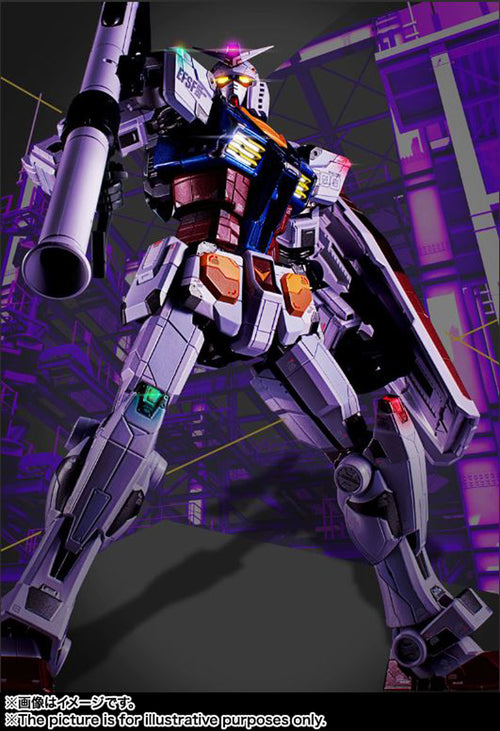chogokin x gundam factory yokohama rx-78f00 gundam -night illuminated ver.-