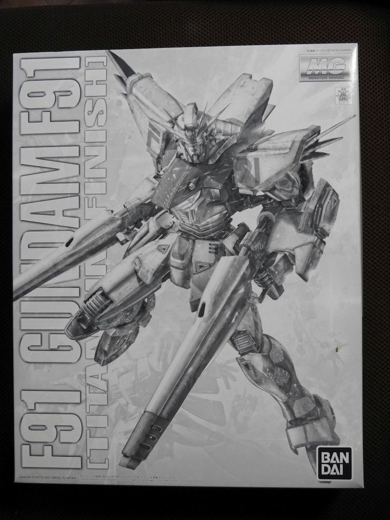 MG 1/100 Gundam F91 Ver.2.0 Titanium Finish
